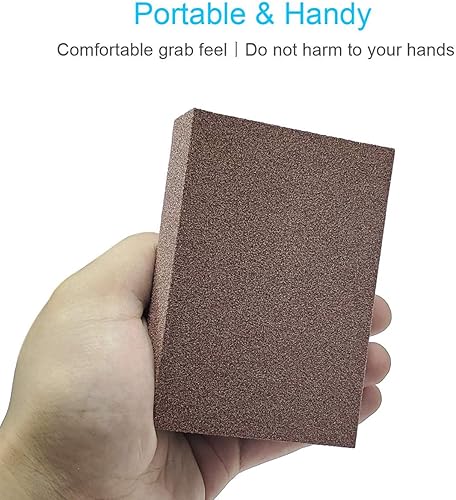 Miniatura 5 de Paquete de 8 esponjas de limpieza multiusos resistentes, esponja para limpieza del hogar, antiarañazos, hace que la limpieza de la cocina, el baño,