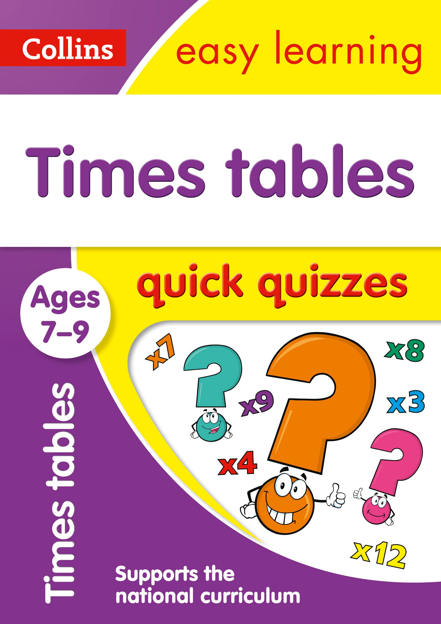 Collins Times Tables Quick Quizzes Ages 7-9: Ideal for Home Learning