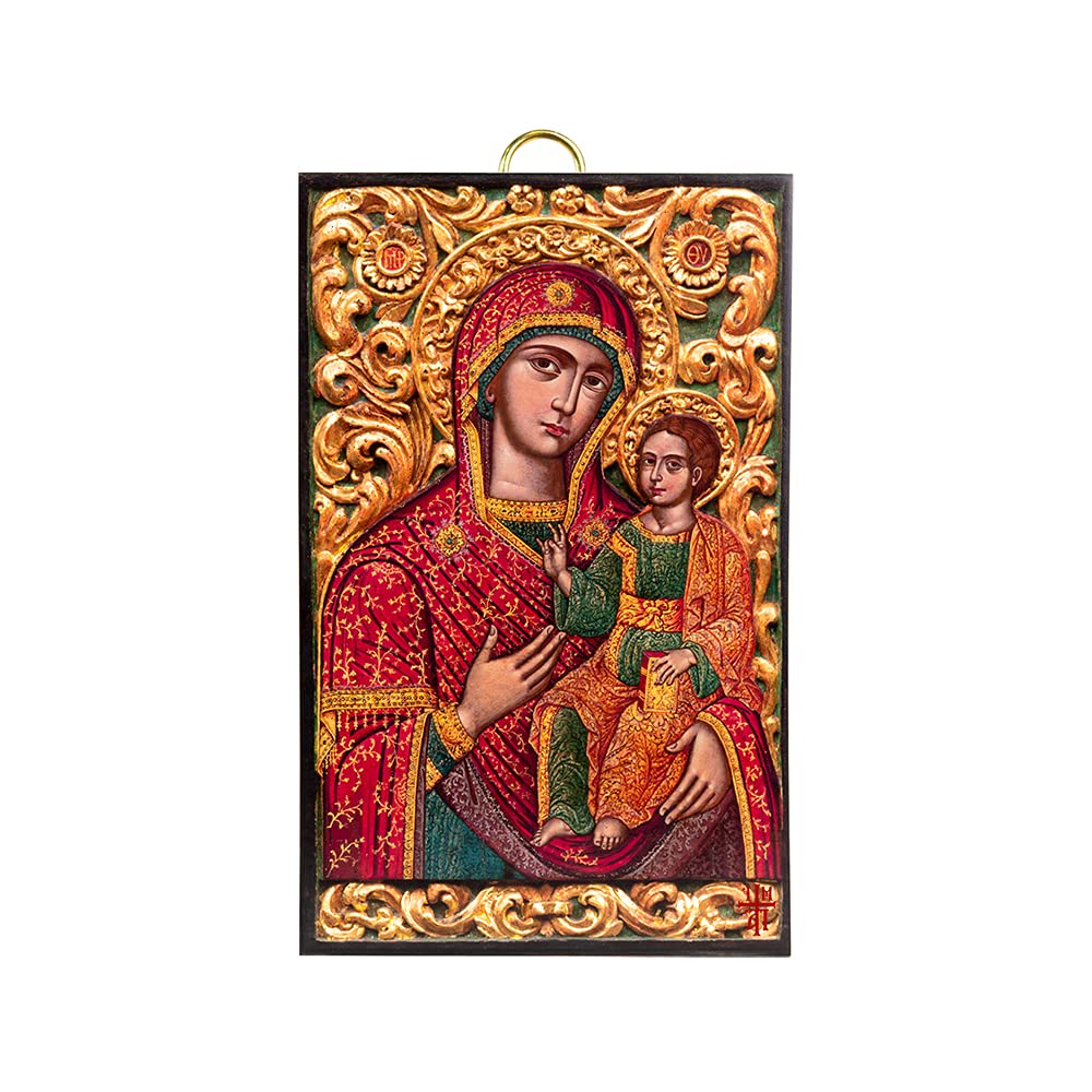 Artis Premium Replicas Holy Mary 18th Century Greek Orthodox Byzantine Icon (14 x 22 cm)