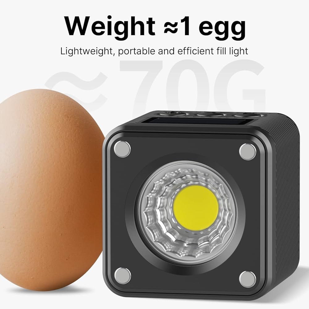 ULANZI L2 Bi-Color COB Video Light Mini Cube Lights, LED
