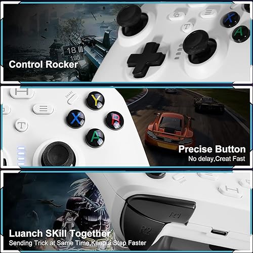 Miniatura 4 de Lampelc Controlador inalámbrico compatible con Xbox Series X&SXbox OneSXEliteWindows 7810
