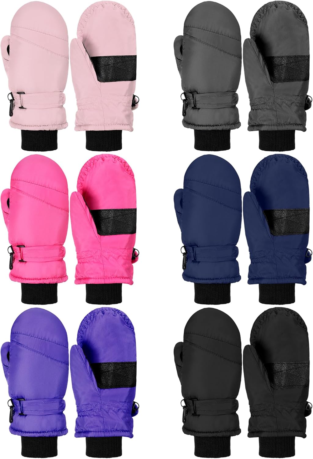 6 Pairs Kids Snow Gloves Toddler Winter Ski Gloves Waterproof Snow Ski Winter Mitten Bulk for Children Girl Boy Baby 6 Pairs Kids Snow Gloves Toddler Winter Ski Gloves Waterproof Snow Ski Winter Mitten Bulk for Children Girl Boy Baby