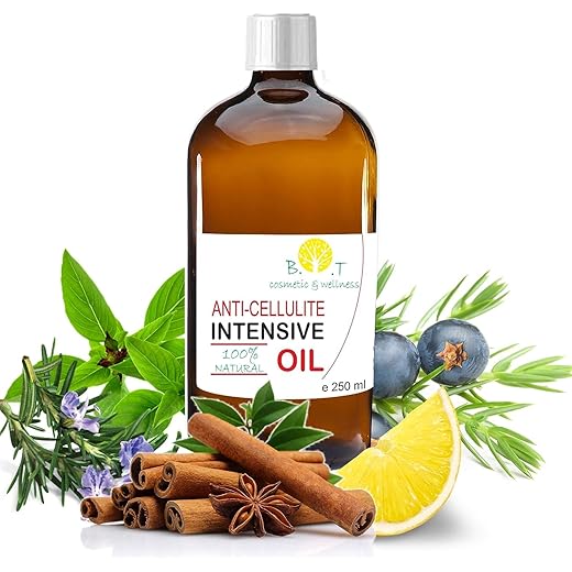 100% Natürlich Anti Cellulite-Öl Massage koerperoel Penetrieren Sie 6 Mal besser als Cellulite-Creme mit ätherischen Ölen Mittel gegen cellulite 250 ml