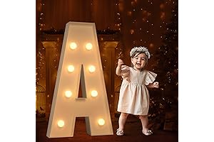 3FT Marquee Light Up Letters - Personalized Backdrop Party Decoration