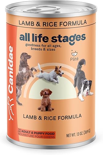 CANIDAE Life Stages Alimento para perros enlatado, para adultos y mayores, paquete de 12