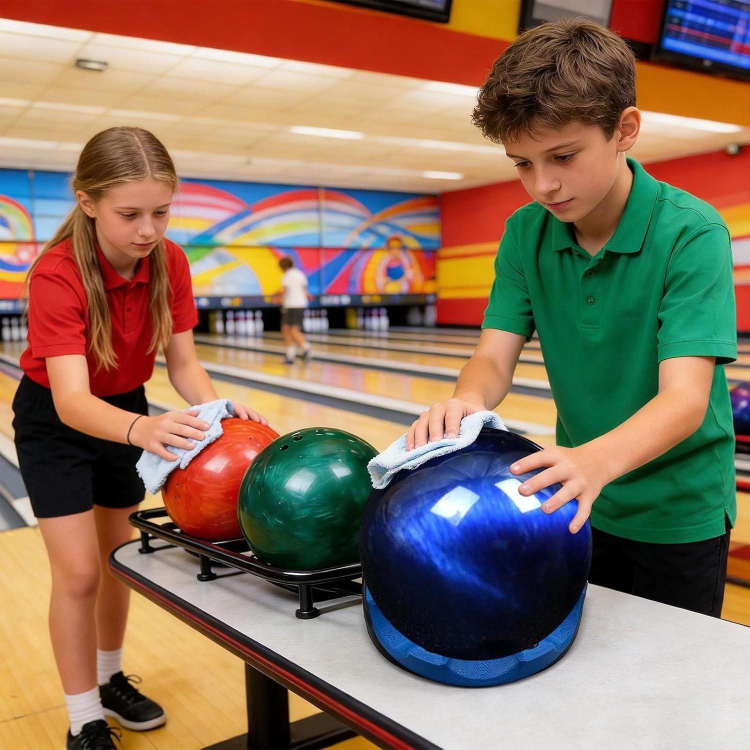 Bowling Rotating Ball Cup Multi-Angle Grip Non-Slip Universal Smooth | Ball Display Stand Cup Holder for Polishing Sport Maintenance Grinding For Home