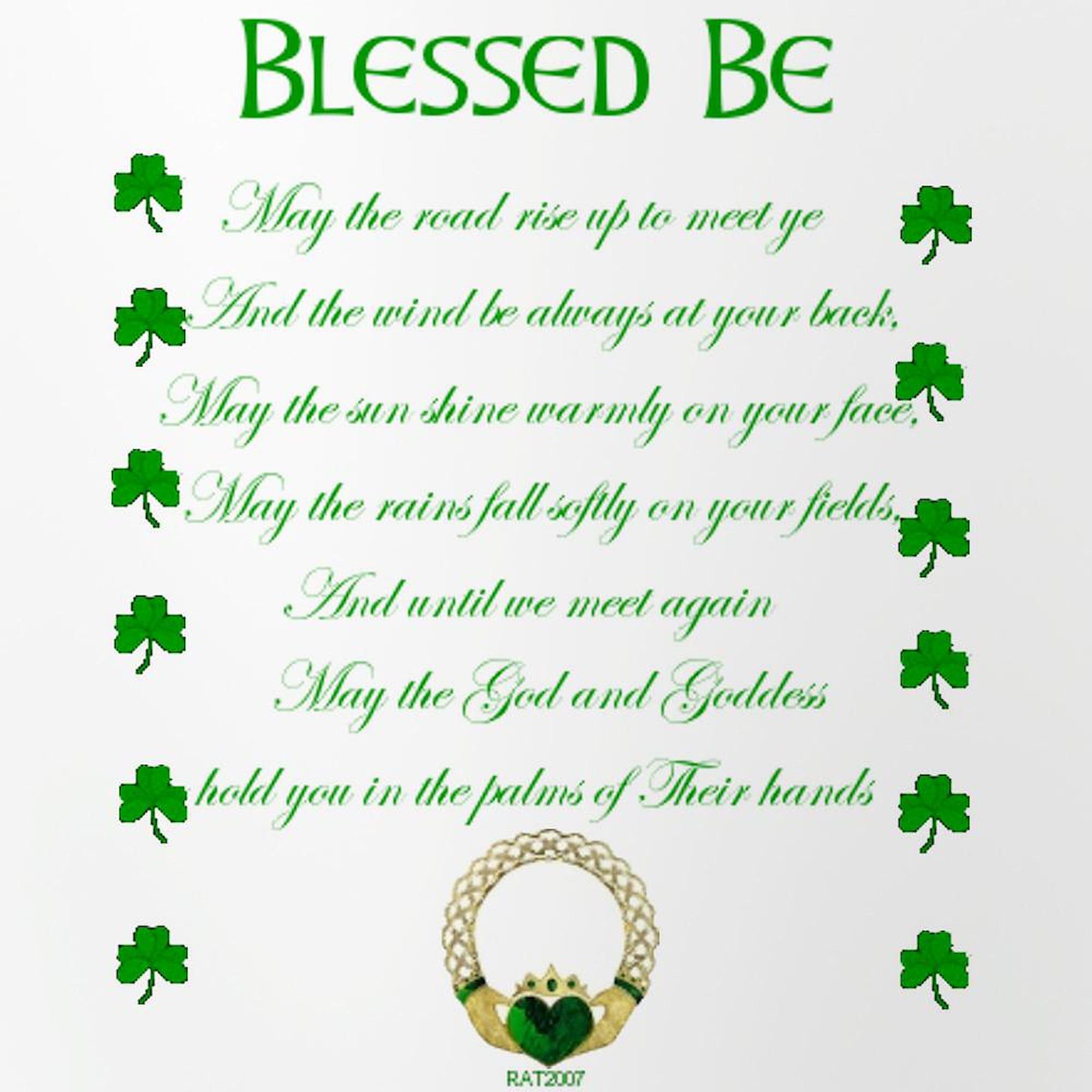 CafePress An Irish Blessing Pint Glass, 16 oz. Drinking Glass