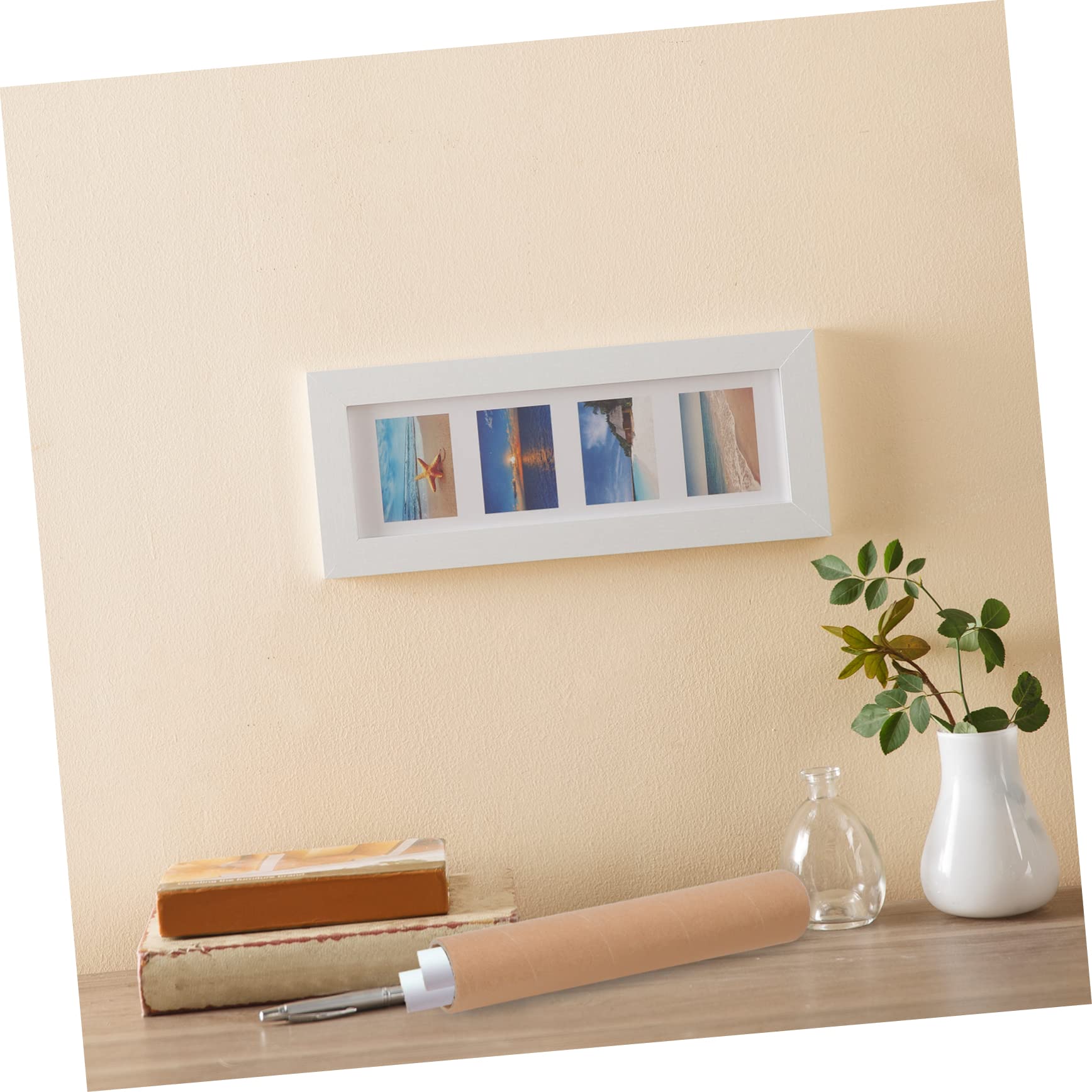 FUNOMOCYA 10pcs Sneakers Festival Holders Kraft Poster Tubes Organizer with Lid Kraft Tubes Containers Boxes Couplets Container Painting Case Document Carrying Tube Paper