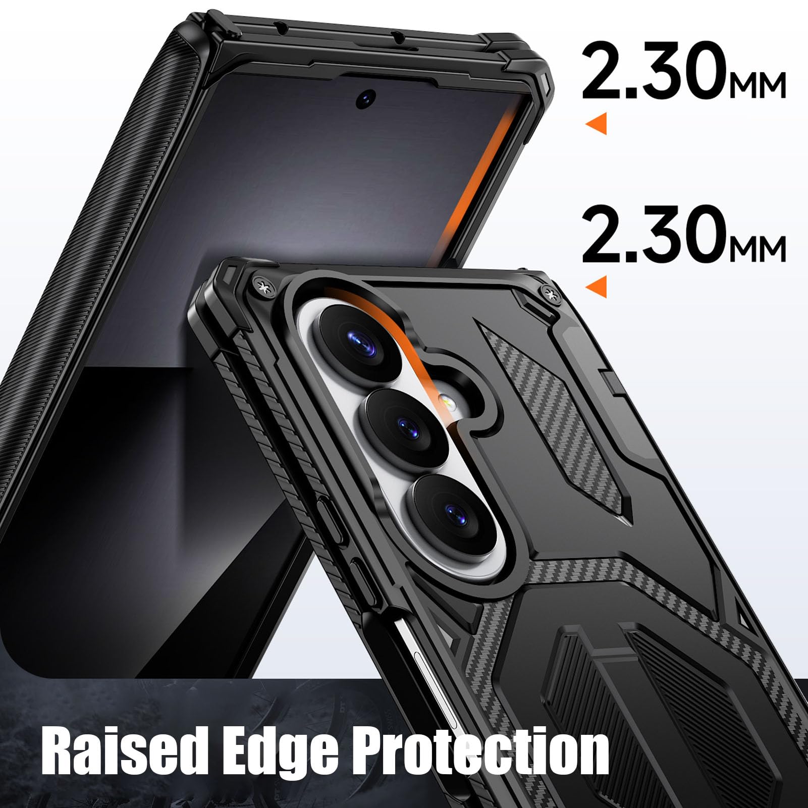 Magnetyczne etui do Samsung Galaxy Z Fold 8 Ultra, ochrona wojskowa