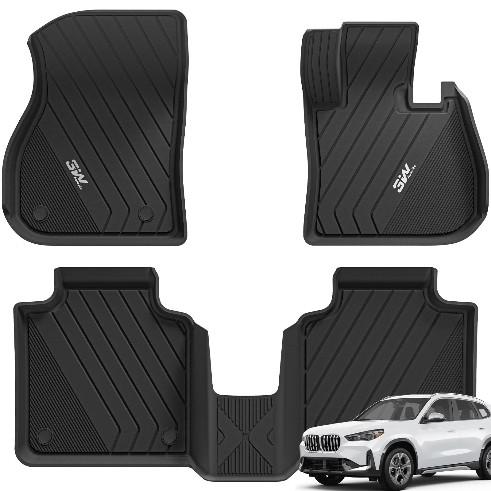 3W BMW X5 2019-2026 Custom Floor Mats / Trunk Mat Thorex All-Weather Protection - View #9