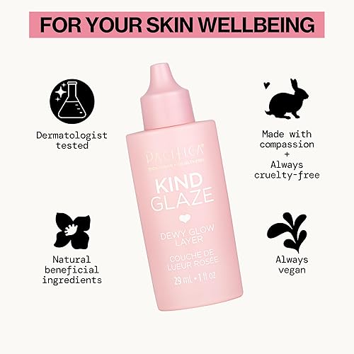 Miniatura 6 de Pacifica Beauty Kind Glaze - Capa de brillo de rocío base de base facial y resaltado crea un filtro impecable imprimación iluminadora todos los