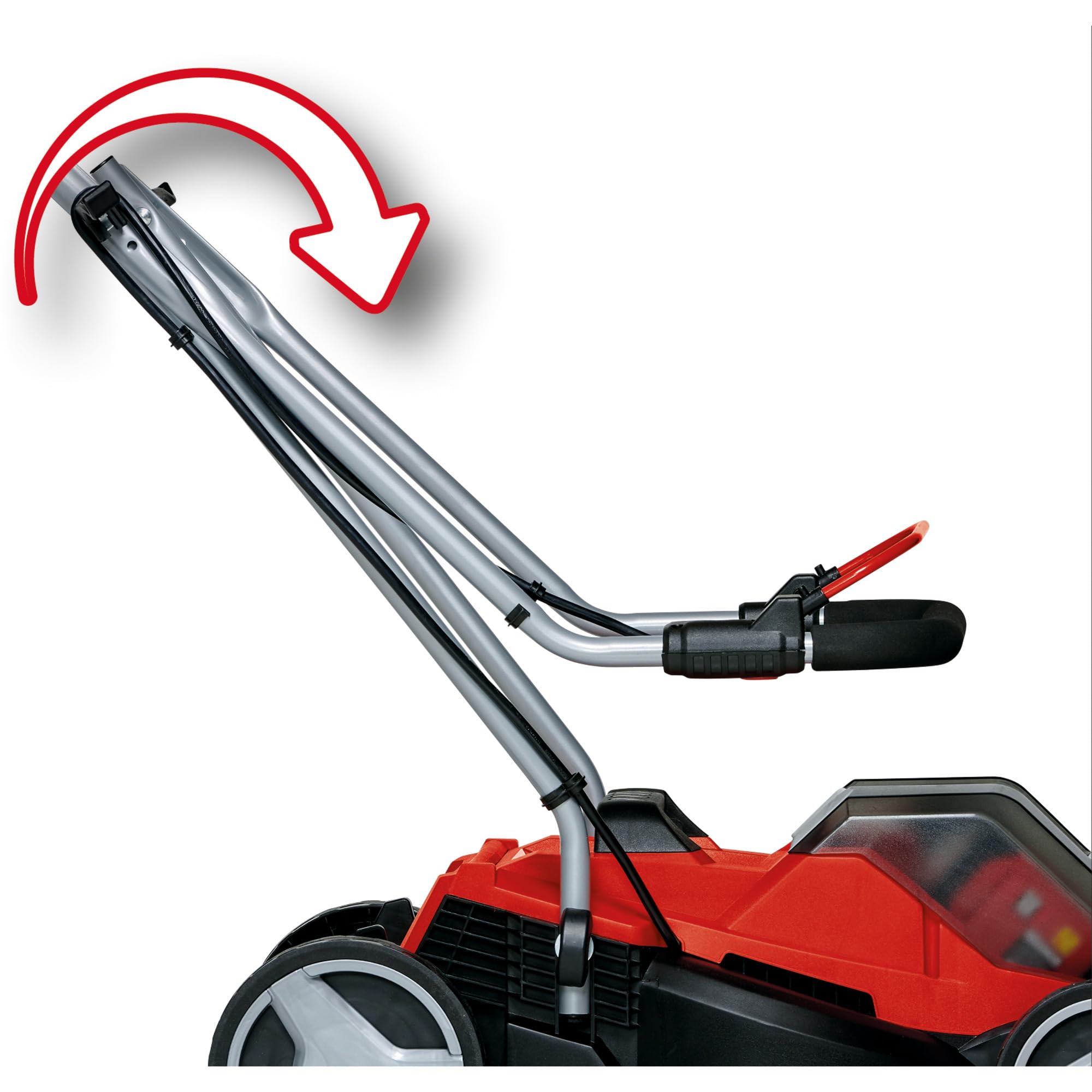 Einhell Kosiarka akumulatorowa GE-CM 36/33 Li Kit Power X-Change (Li-ion, 36 V, do 250 m², szerokość koszenia 33 cm, 5-stopniowa regulacja wysokości koszenia, w tym 2 akumulatory 2,5 Ah + 2 ładowarki)
