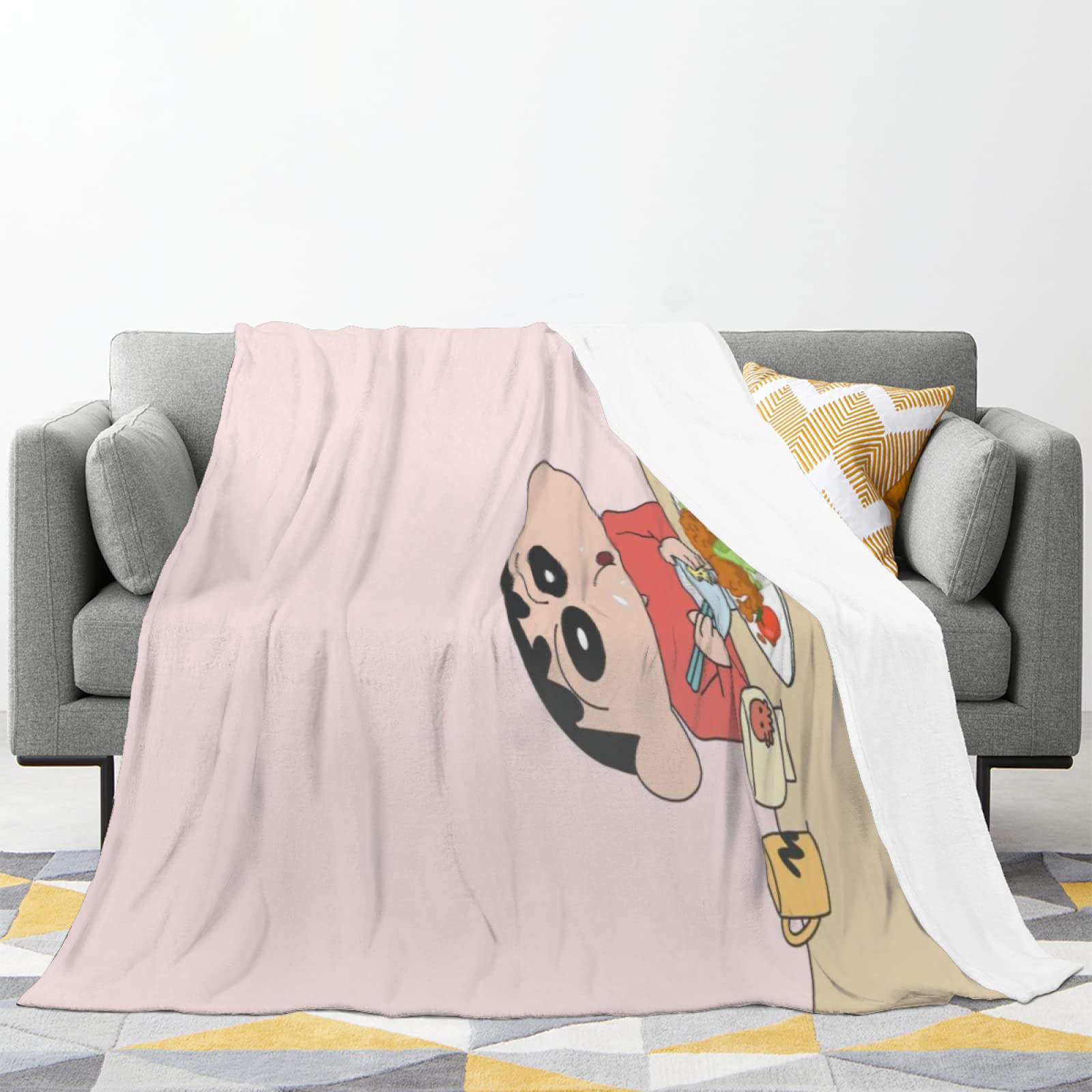 【希少‼️】クレヨンしんちゃん 毛布 Amazon｜クレヨンしんちゃん シロ 毛布 シングル 柔らかい