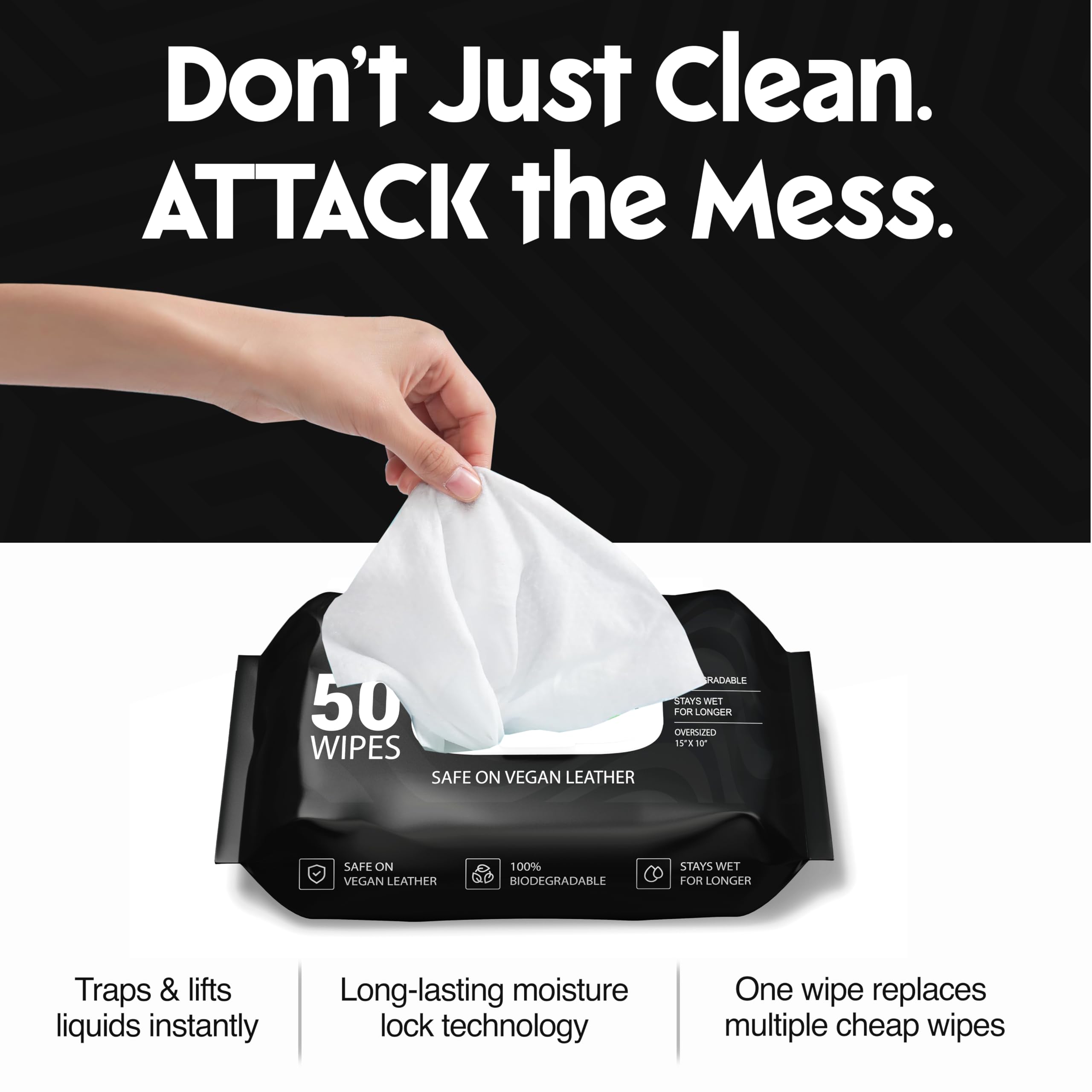 Amazon.com: Tesla Car Wipes for Interior Cleaning, 50 XL-Sized