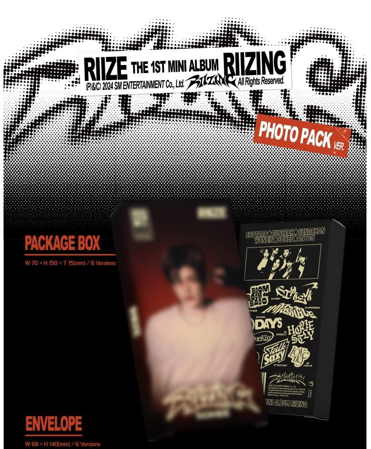 Amazon.co.jp: [ Photo Pack Ver. ] RIIZE - 1ST MINI ALBUM [ RIIZING 