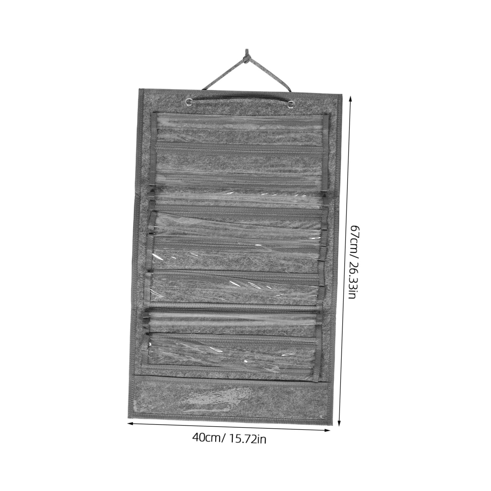 PRETYZOOM Efficient Martial Arts Belt Organizer Wall Hanging Storage Rack Soft Felt Display for Karate Taekwondo Belts