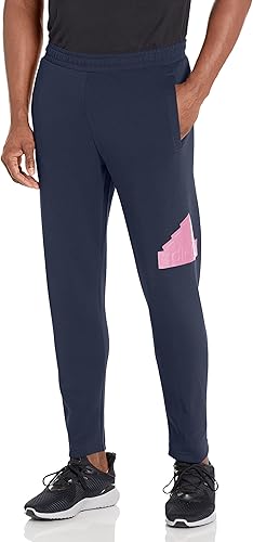 adidas Pantalones deportivos Future Icon Badge of Sport para hombre, NegroBlanco
