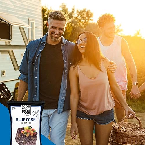 Miniatura 10 de Food Should Taste Good Chips de tortilla, 5.5 onzas, paquete de 6 (frijol negro)