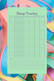My Sleep Tracker Journal: A Monthly Sleep Tracking Notebook for Better Sleep Habits and Health | 6”x9” with 122 Pages