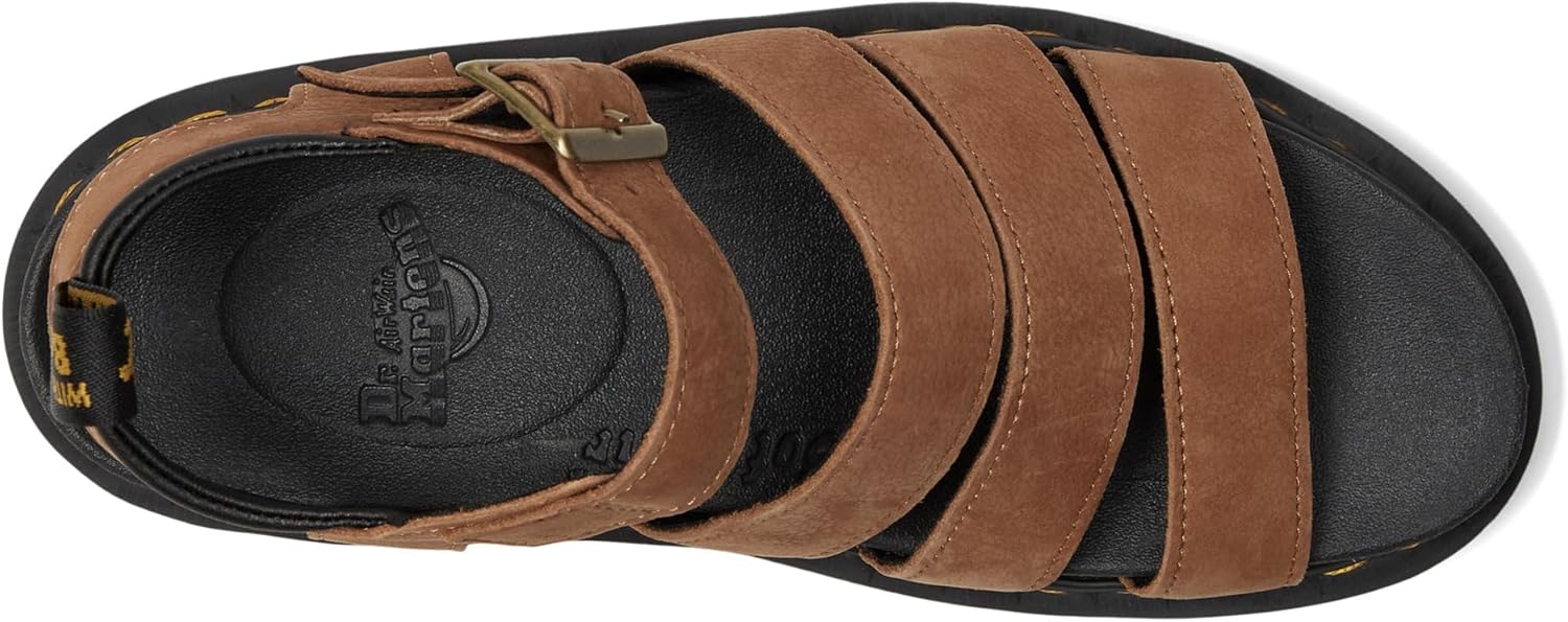 Dr. Martens Women's Blaire Platform Sandal, Desert Brown Tumbled Nubuck, 9 UK, 11 Women US/10 Men US - Image 2