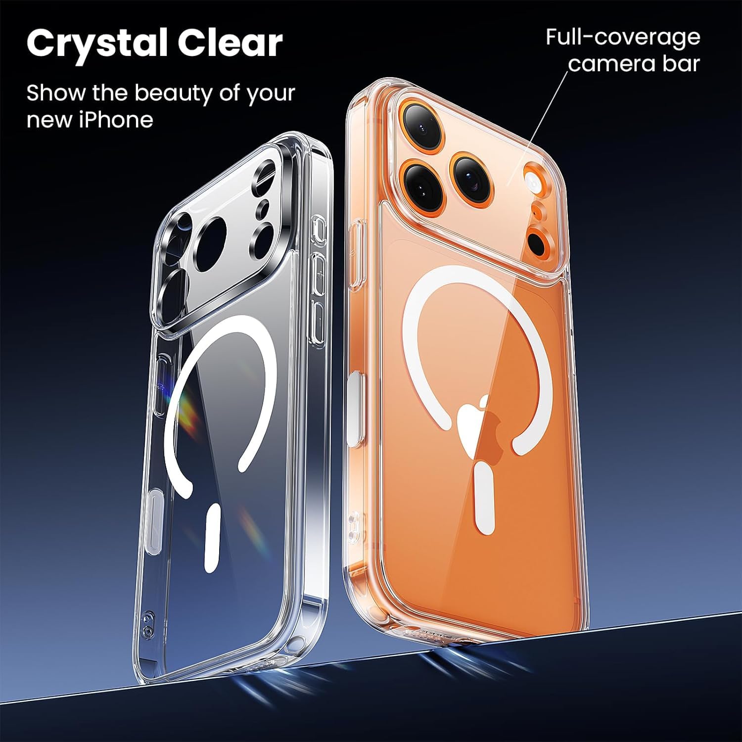 Enflamo Hard Clear Shockproof Transpareant Magnatic Case Cover for iPhone 18 Pro / 17 Pro | Ultra Hybrid Camera Bump Protection — Amazon image 5