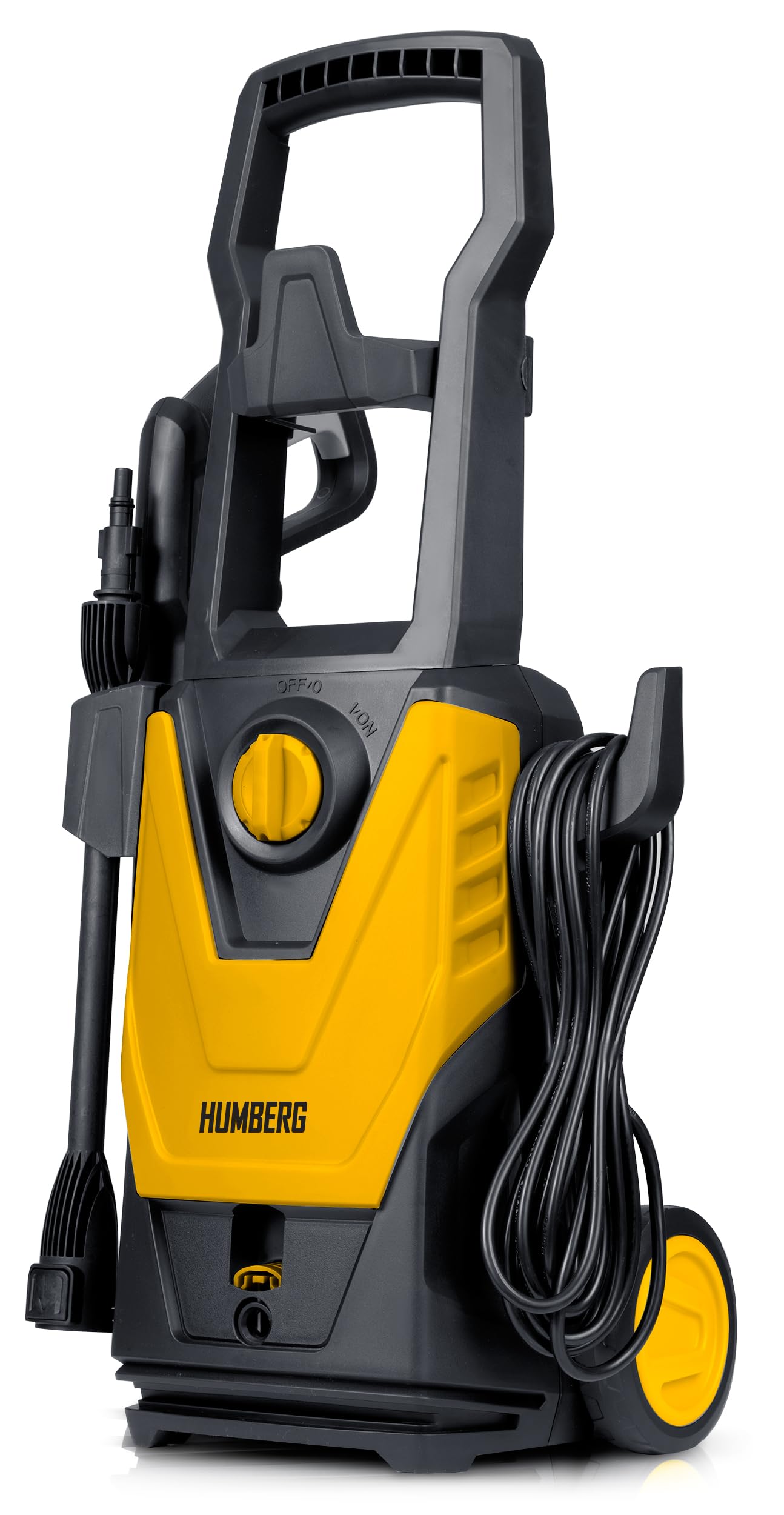 Limpiador de Alta presión Humberg - Lavadora de Auto Profesional de 1800W con 230 Bar EW - Bomba de Aluminio autoaspirante Que Incluye Manguera de 6m y Boquilla Turbo - Ideal para jardín, terraza y