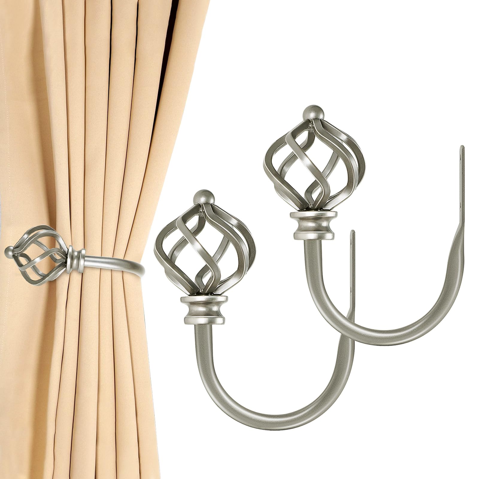 Ensemble De Tringles à Rideaux Pour Le Salon Tringle à Rideaux Murale En Métal A