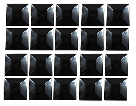 Nominal 4x4 Plastic Fence Post Caps with Nail Hole (3-5/8