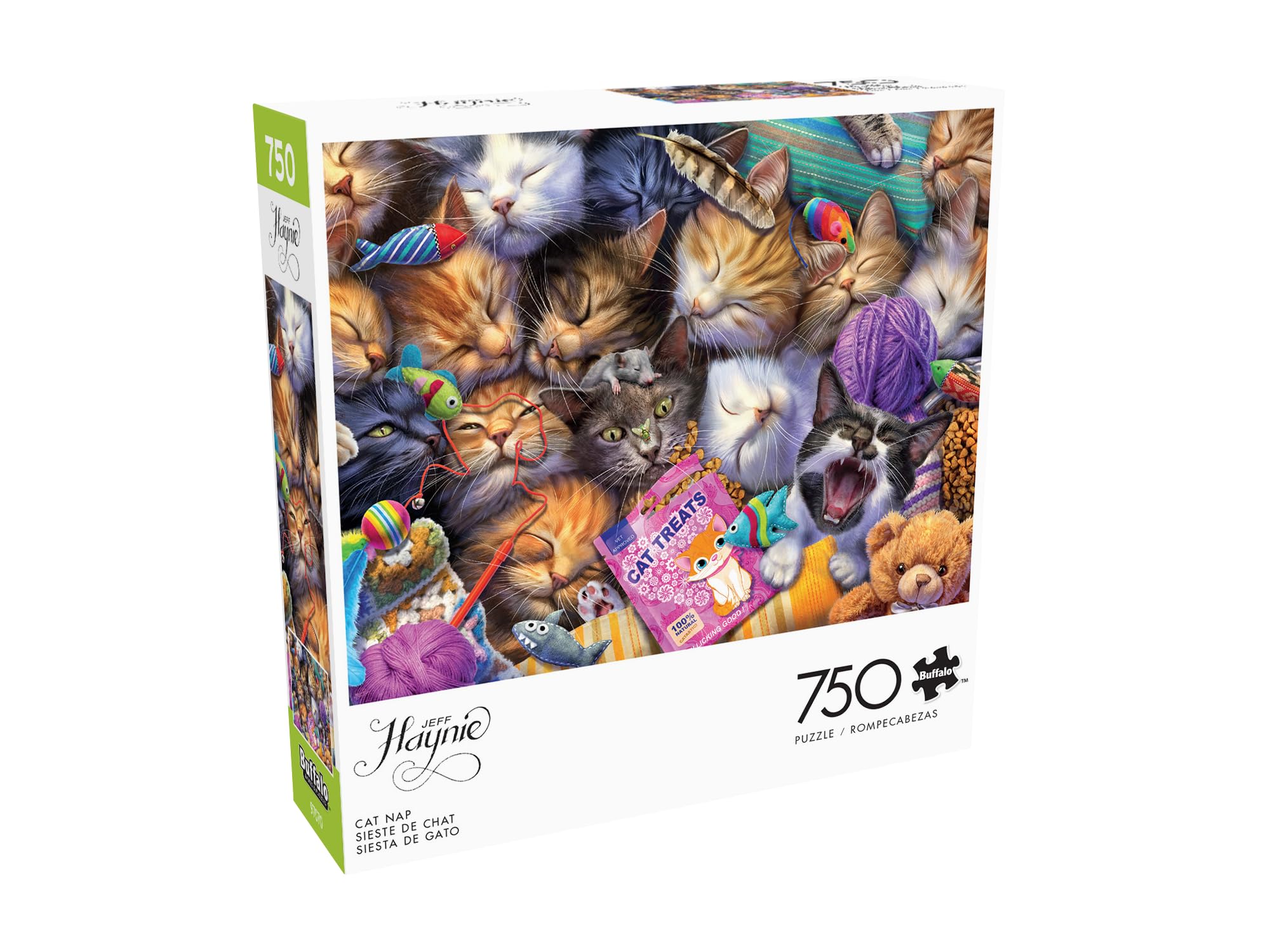 Amazon.com: Buffalo Games - Jeff Haynie - Cat Nap - 750 Piece