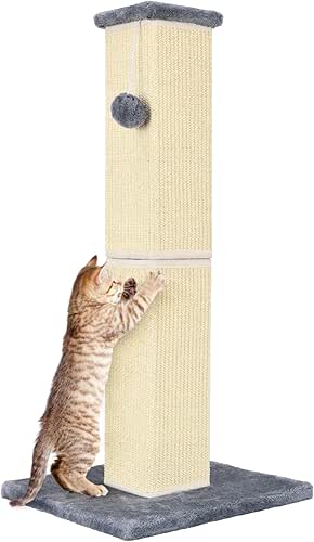 Cat Scratching Post 32 Inch for Indoor Large Cats and