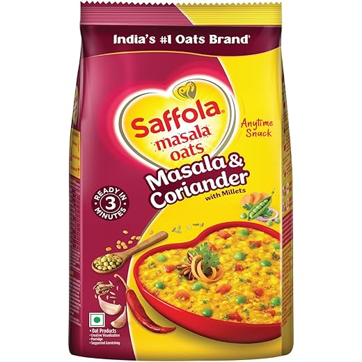 Saffola Masala Oats - Tasty Snack 550g