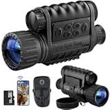 WiFi Night Vision Monocular Support Smartphone iOS&sol;Android Night Watching HD in Full Darkness Clearly Infrared Camera Telescope 12MP Photo Video 5X Digital Zoom Night Vision Binocular