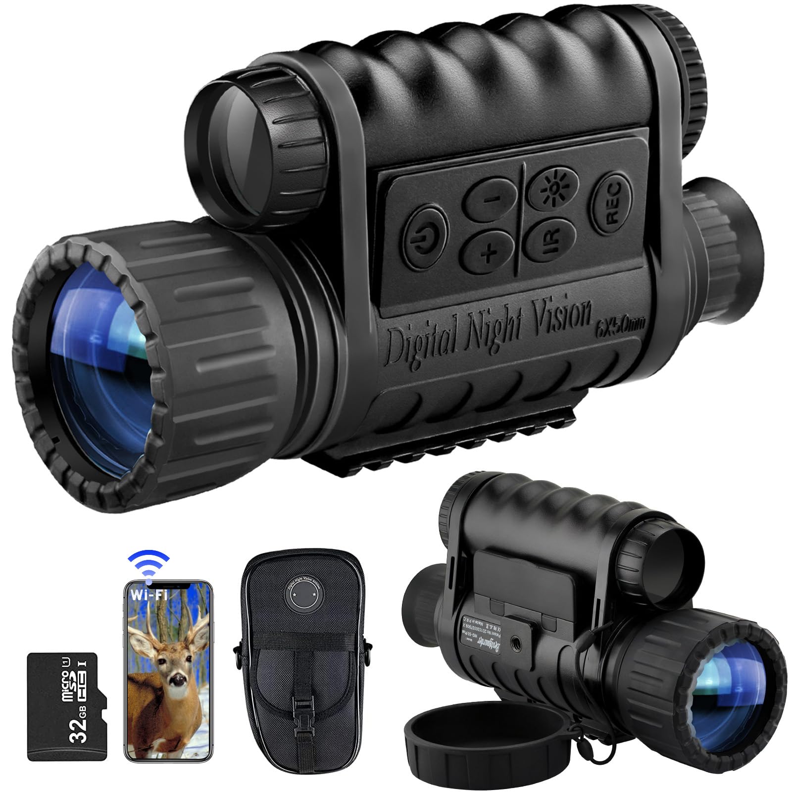 Bestguarder WiFi Night Vision Monocular WG-50Plus