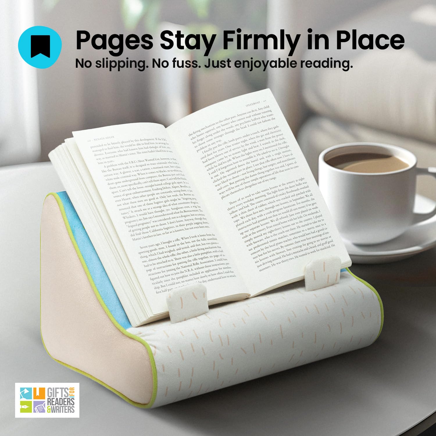 ⭐︎Book Couch ブックホルダー グレー　タブレットホルダークッション Amazon | Book Couch iPad Stand | タブレットスタンド | ブック