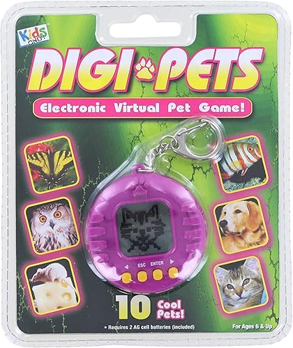 Digi Pets - Juego electrónico virtual para mascotas  Morado