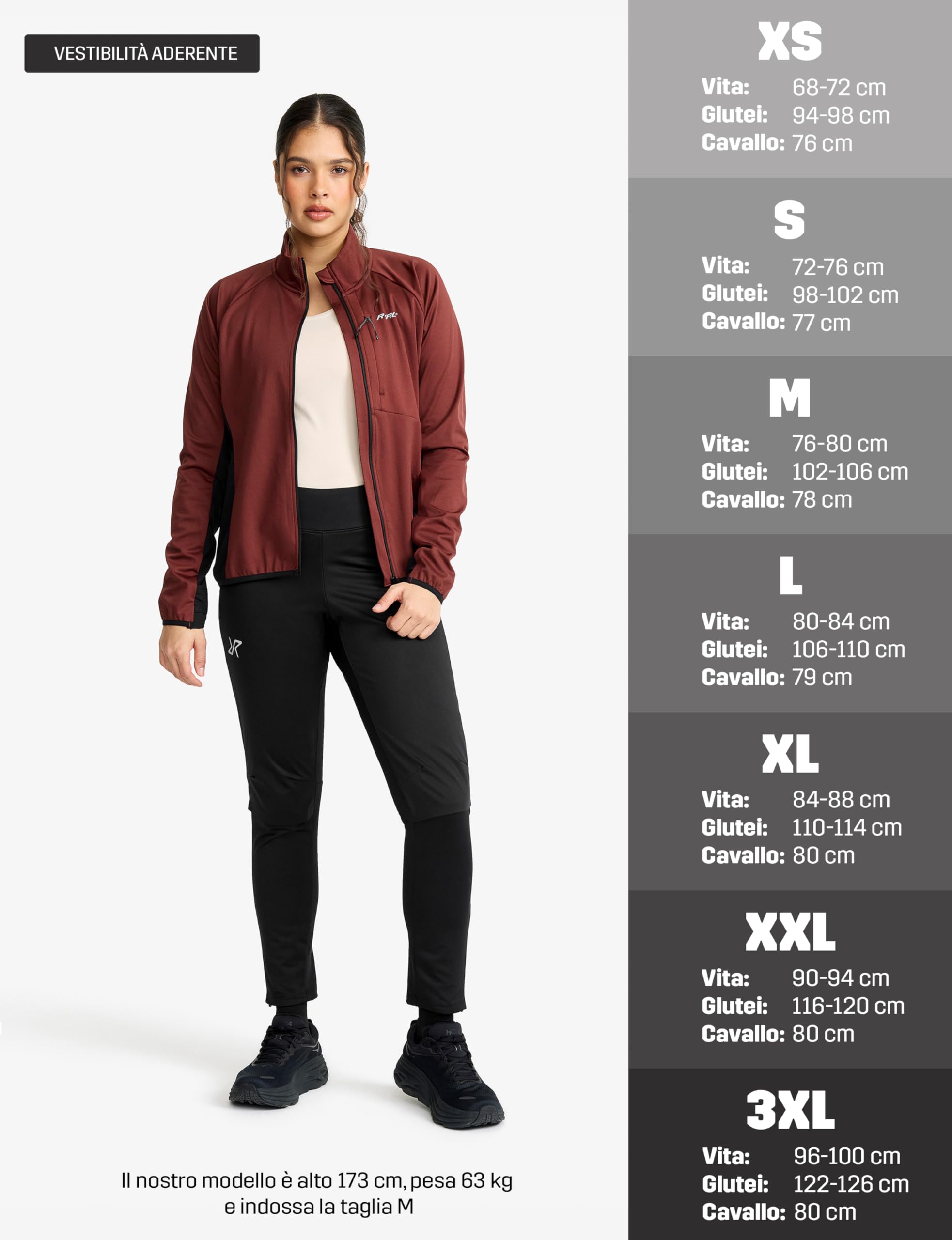 RevolutionRace Pace Wind Tights da Donna, Leggings Resistenti all'Acqua Perfetti per Lo Sport e Le attività all'Aria Aperta