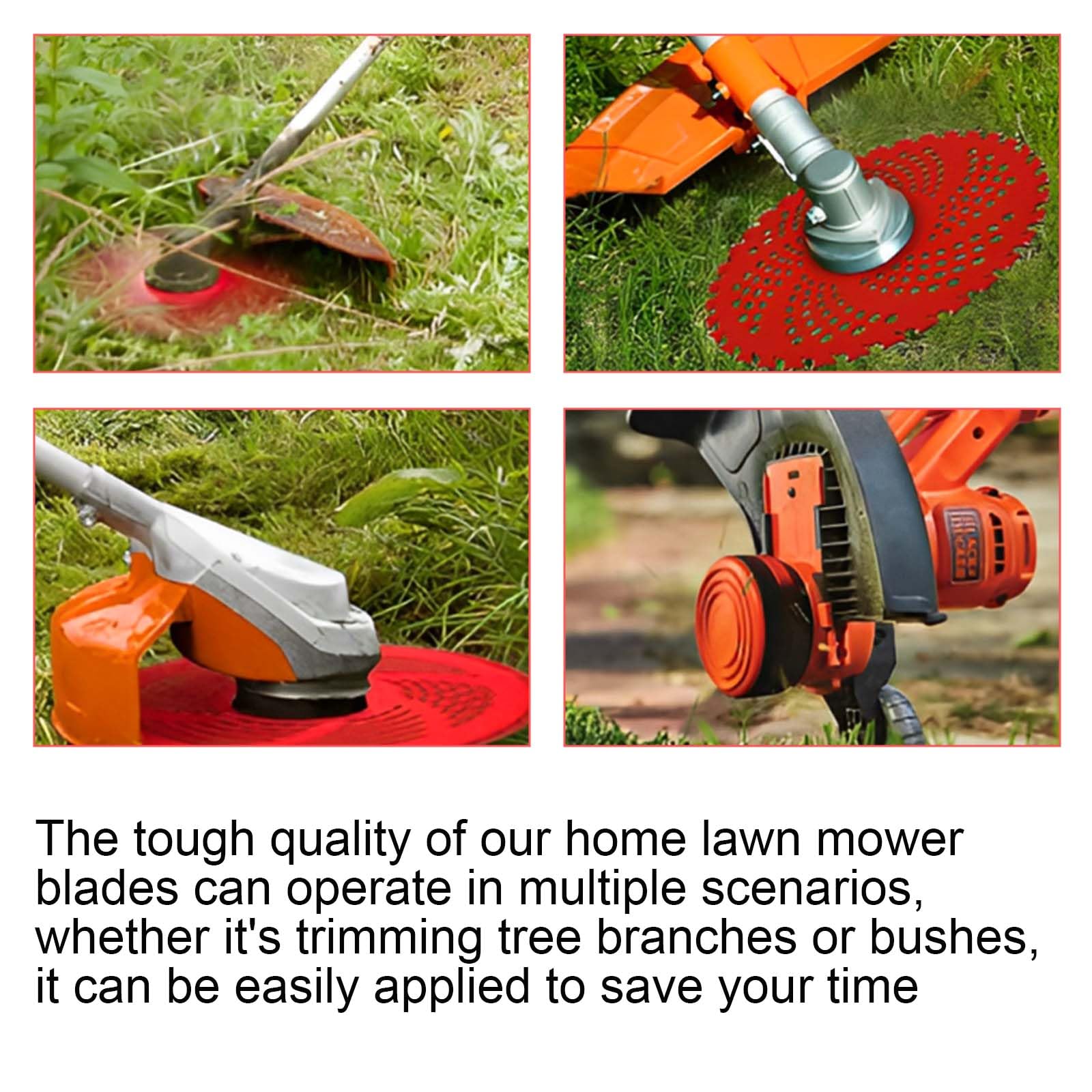 Paquete de 2 cuchillas con punta de carburo de 9 pulgadas x 36 dientes compatibles con Husqvarna, Stihl, Ego y más con kit de adaptador universal, para cortador de cepillo, recortadora de malas