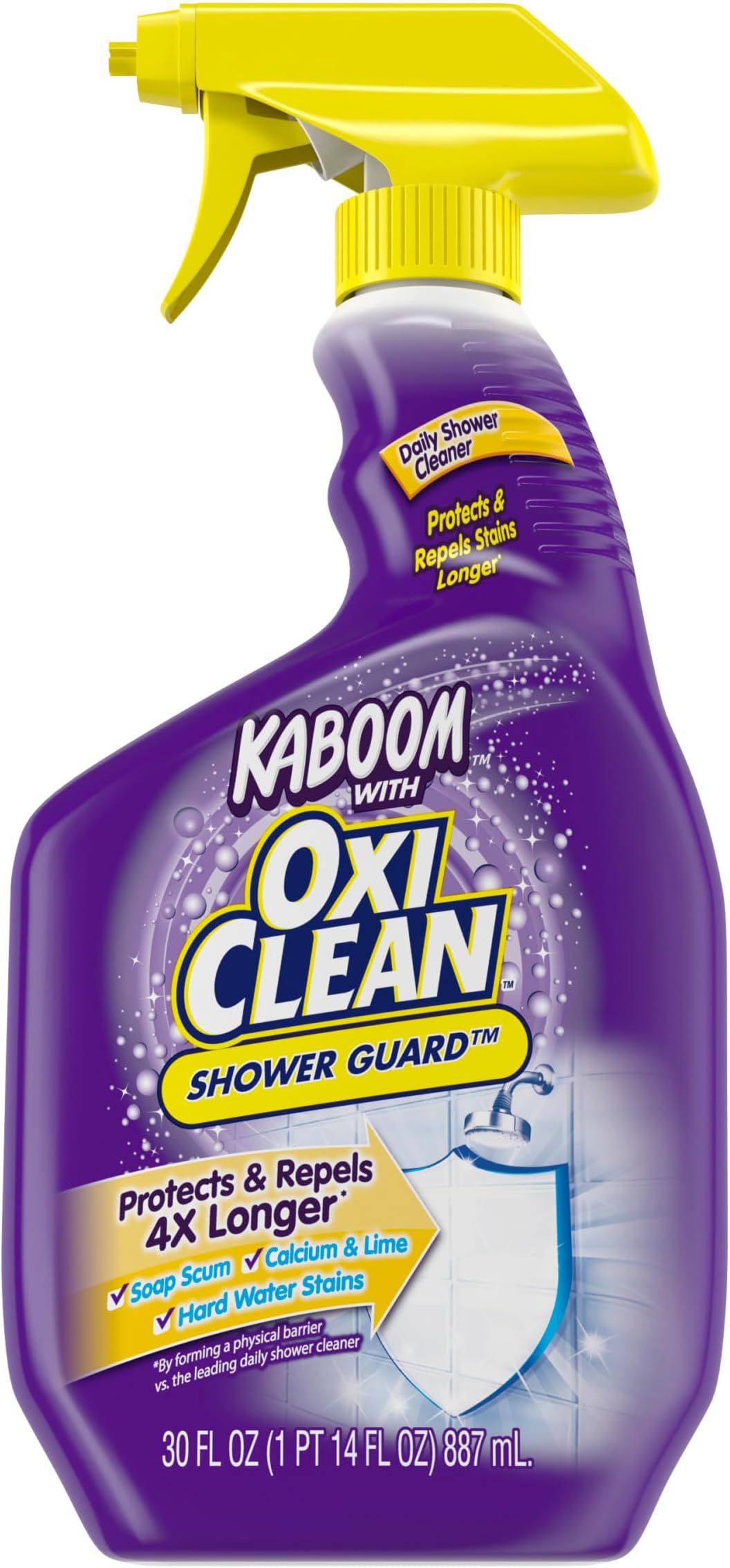 OxiClean Shower Guard Daily Shower Cleaner, 30 oz., Protects & Repels Stains