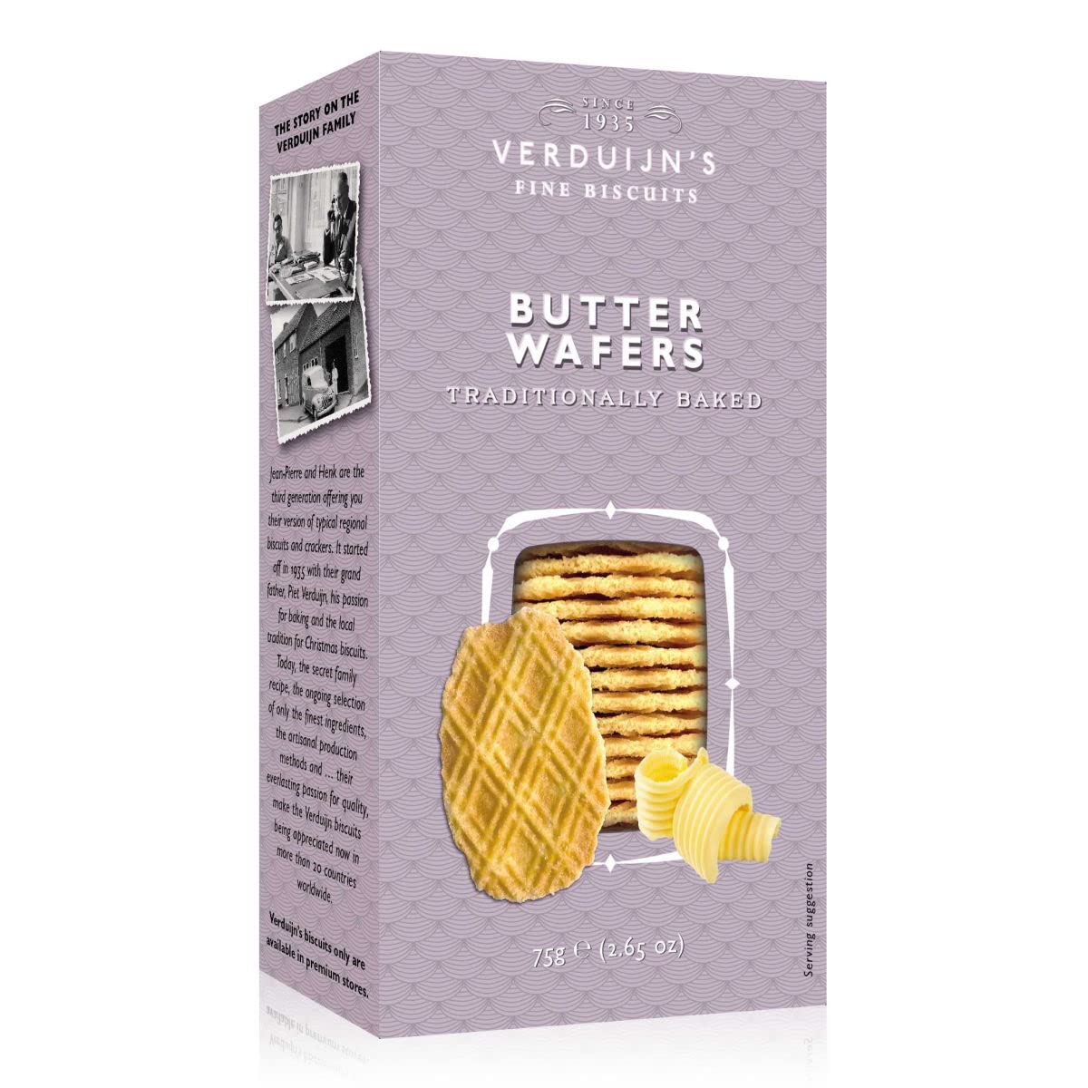 Verduijn ´s - Crackers con romero y sal 85 g - Caja de: 12 unidades