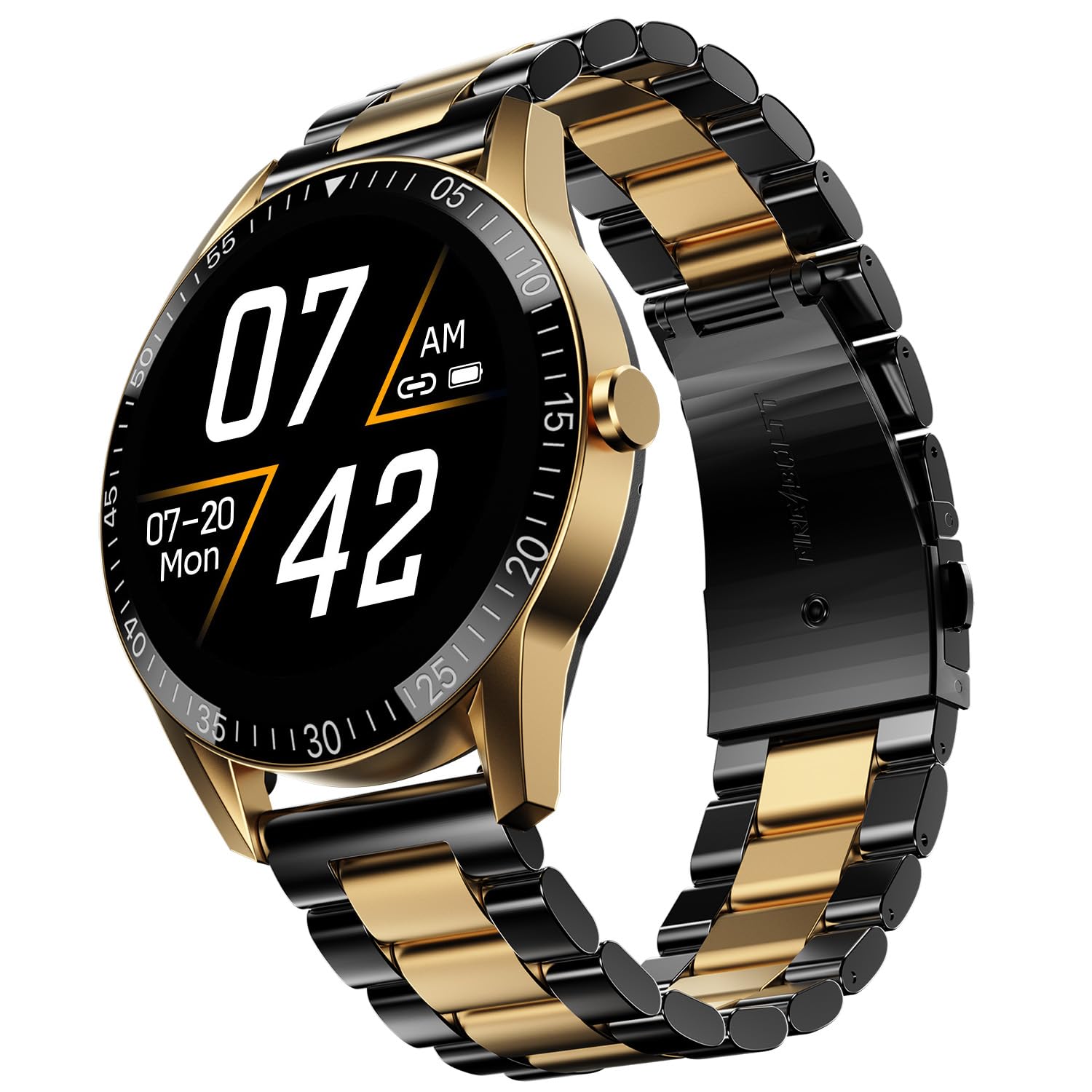 Fire-Boltt Talk Bluetooth Calling Smartwatch, 1.39" TFT Display with Dual Button, Hands On Voice Assistance, 120 Sports Modes, in Built Mic & Speaker ...
