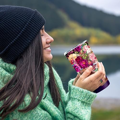 Vista 15 de winorax Vaso de lobo de regalo para mujeres y hombres, taza de lobo de 20 onzas, taza de viaje de acero inoxidable con aislamiento de café, vasos