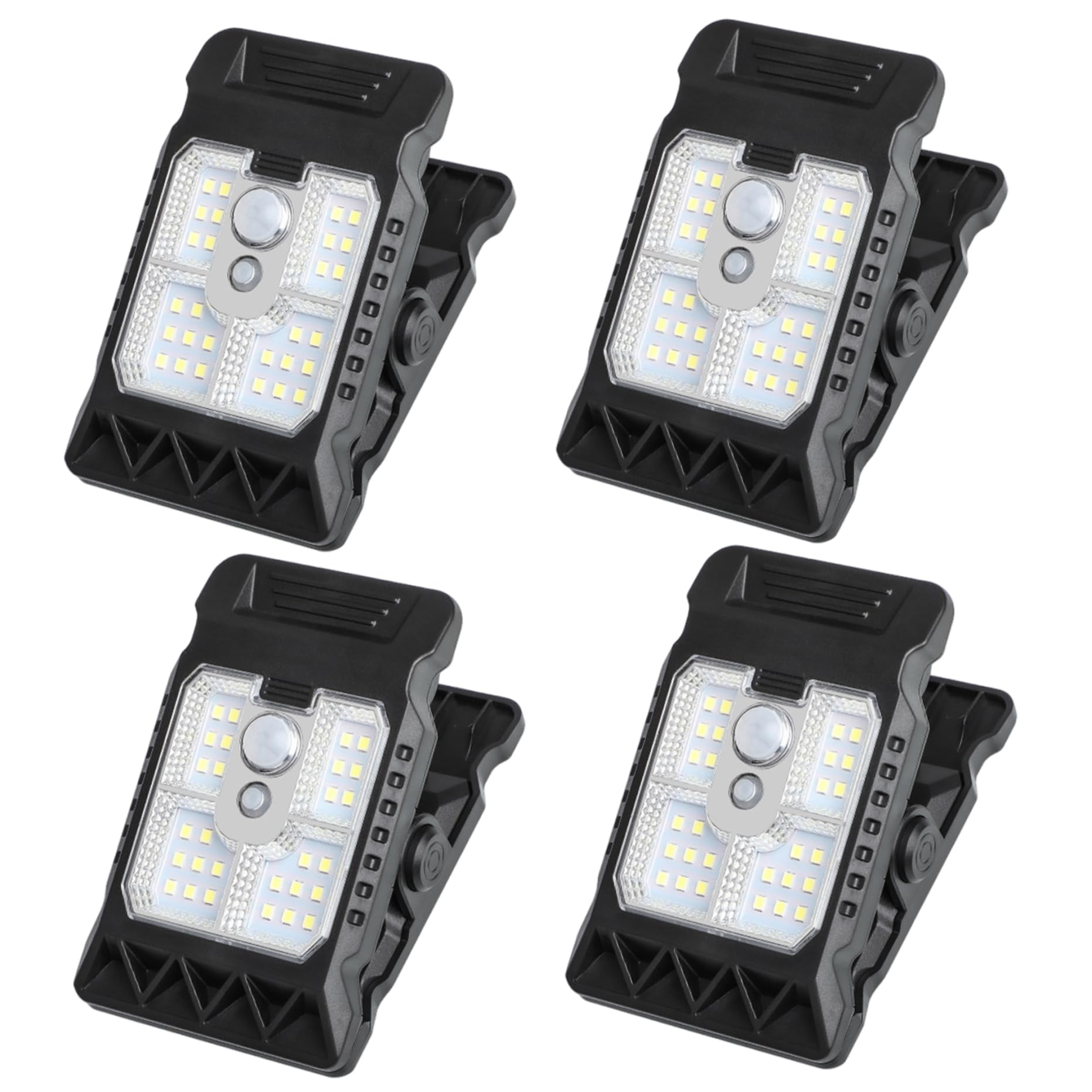 Lampe solaire d'extérieur à clipser avec LED multifonctionnelle et détecteur de mouvement