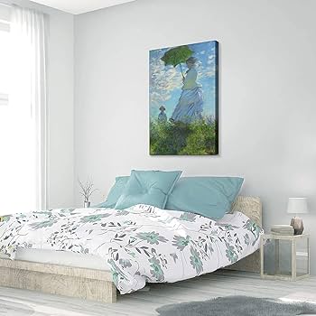 Amazon.co.jp: クロードモネの絵画を完全収録。『散歩、日傘をさす女性