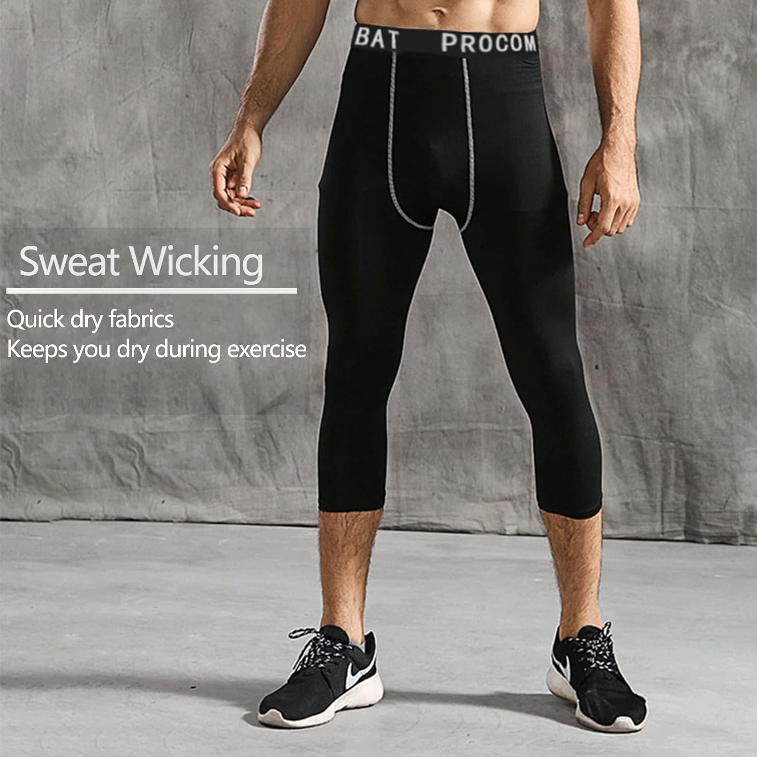 Calça De Compressão Masculina SS COLOR FISH - Branca - Treino E Corrida