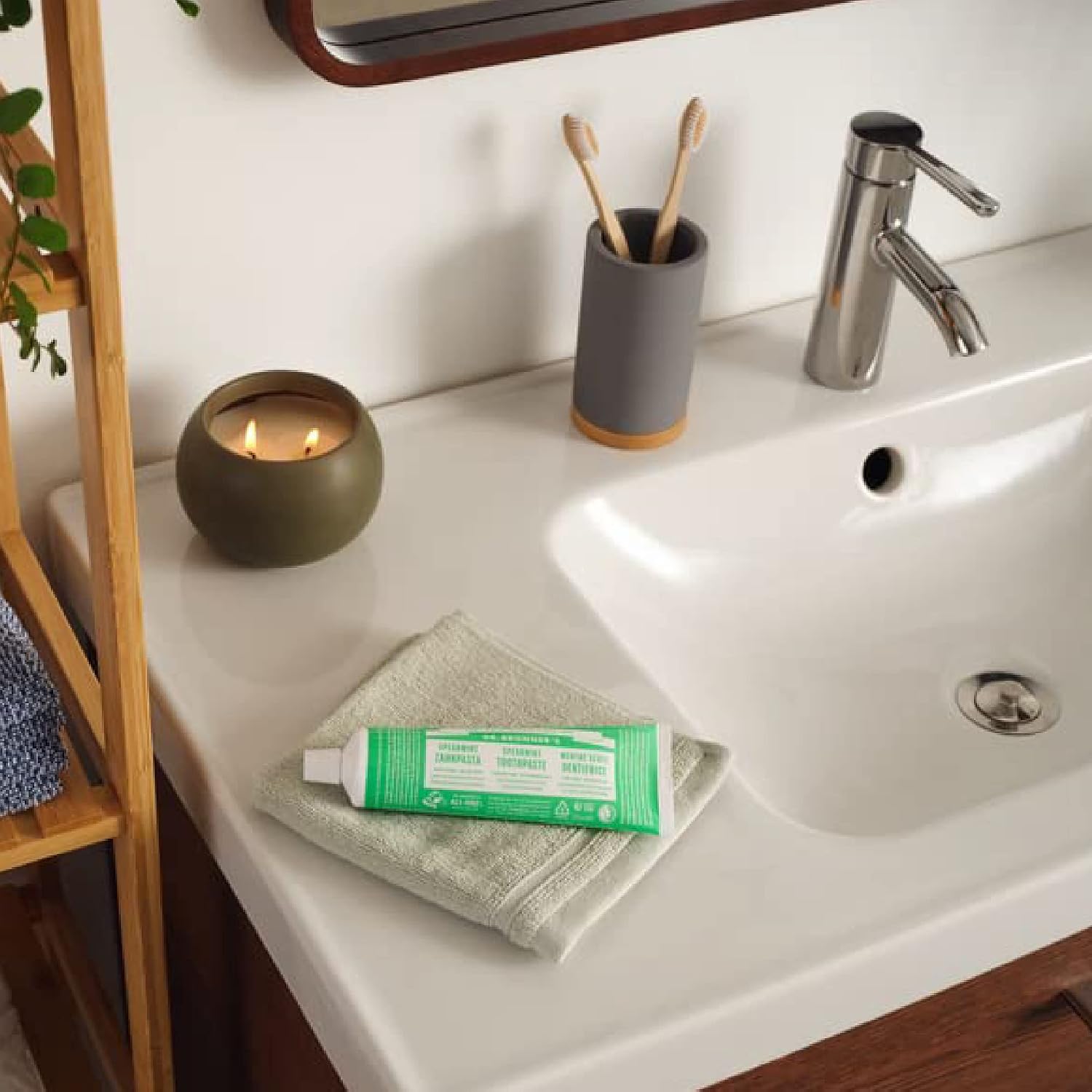 Dr. Bronner’s - All-One Toothpaste (Spearmint, 5 Ounce)