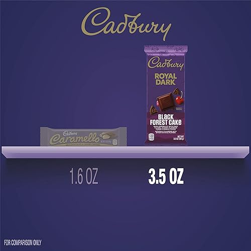 Miniatura 7 de CADBURY ROYAL DARK Black Forest Cake - Barras de caramelo de chocolate oscuro, 3.5 onzas (14 unidades)