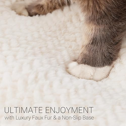 Miniatura 3 de Soft Touch Cama ortopédica para perros de piel sintética para perros medianos a grandes de 8.5 pulgadas extra gruesa, cama ortopédica para mascotas