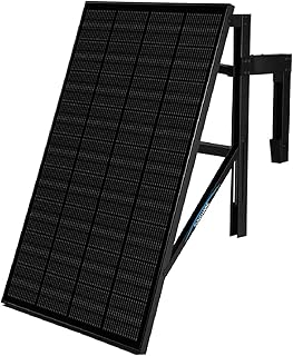 RAY 200W Full Black Solarmodul inkl. Beton-Balkon-Halterung – TopCon N-Typ – 25% Wirkungsgrad – Plug & Play – Für Balkonkraftwerk