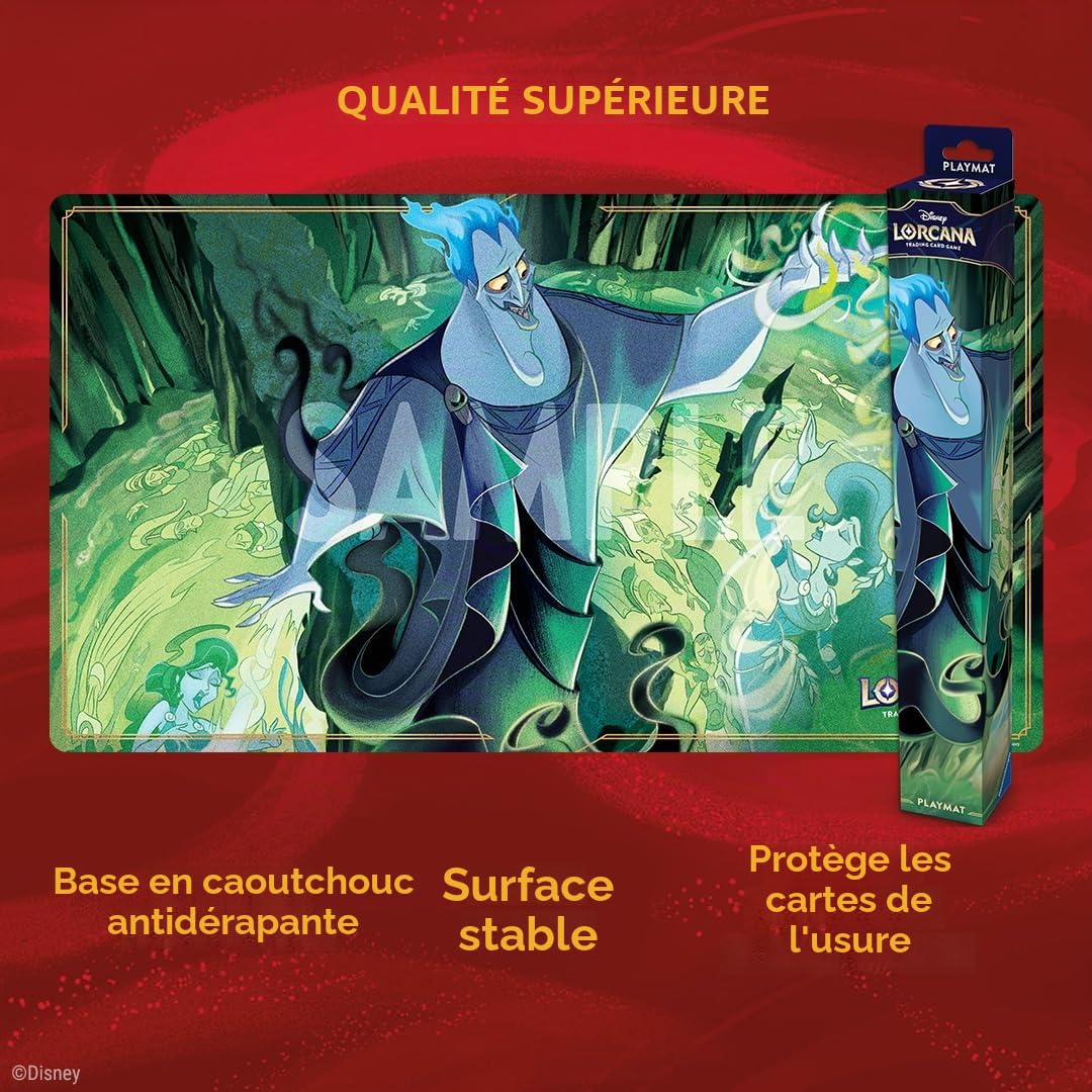 Ravensburger Disney Lorcana TCG Le Règne de Jafar Jeu de Cartes à Collectionner Tapis playmat Hades dès 8 Ans