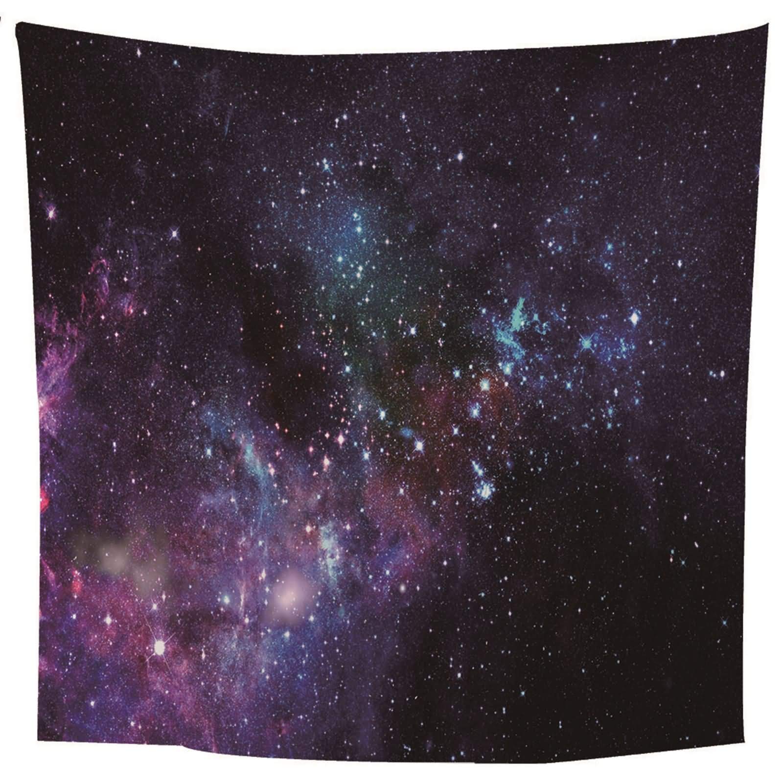 Tenture murale galaxie imprimée haute définition lavable pour décoration